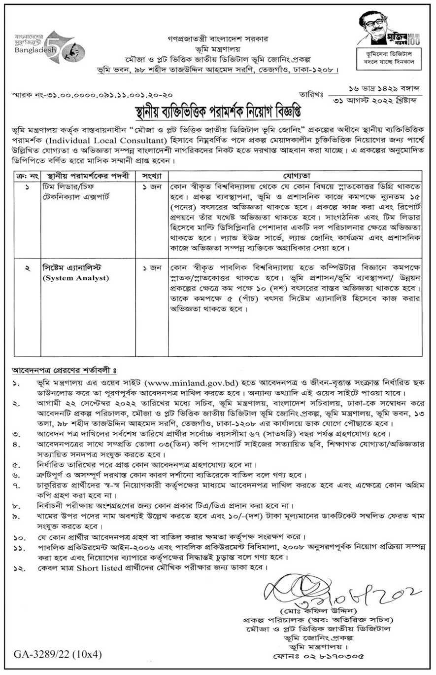 Govt/Bank Job Circular